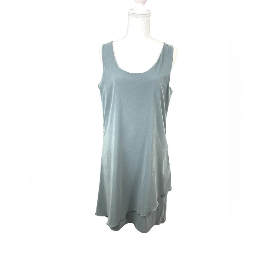 Toad & Co Whirlwind‎ Storm Grey Mallorca Athletic Layered Tank Dress UPF 40+ - Picture 2 of 15